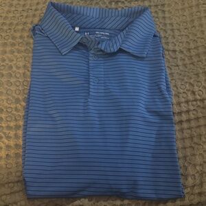 Under Armour Men's Navy Striped Polo